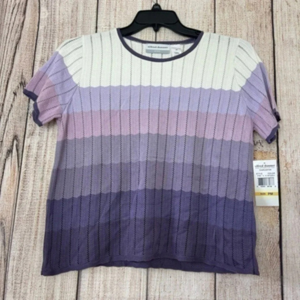 Alfred Dunner Womens knit tops size Petite Medium